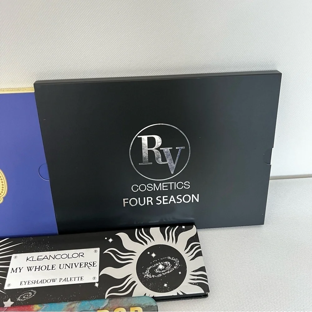 Lot 5 pieces Beauty Creations Aurora RV Cosmetics Palette W7 Okalan Kleancolor
